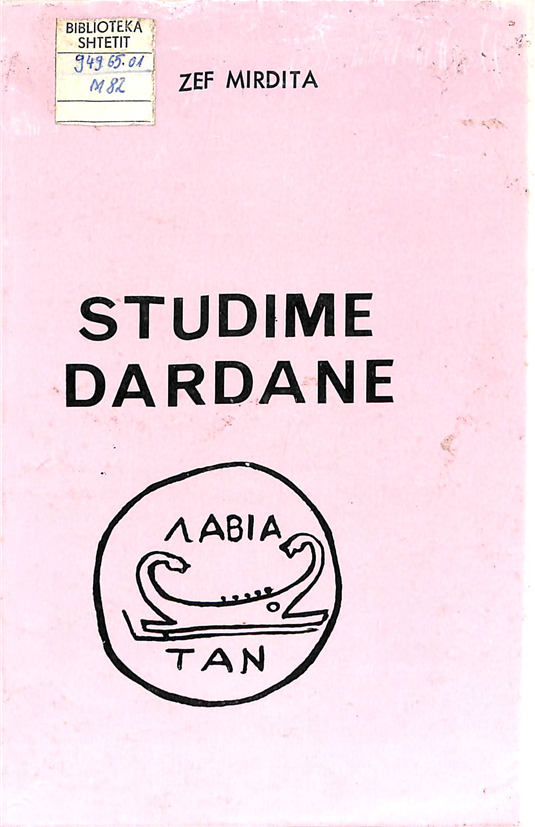 Zef Mirdita - Studime Dardane