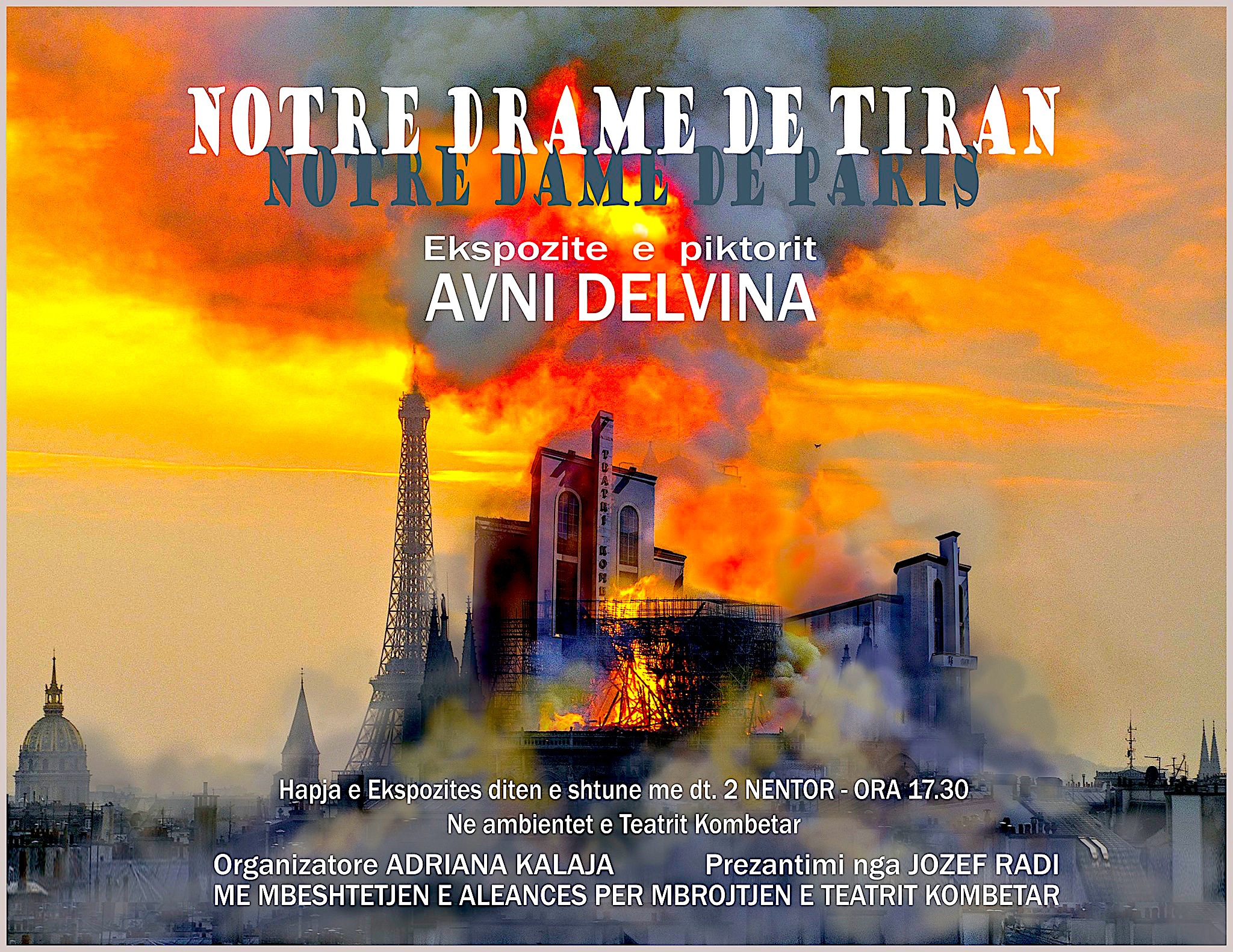 Notre Drame de Tiran - Ekspozitë nga Avni Delvina