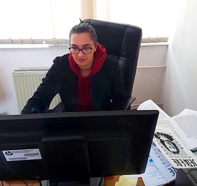 Studiuesja Meliza Krasniqi - gjatë studimit të Musinesë