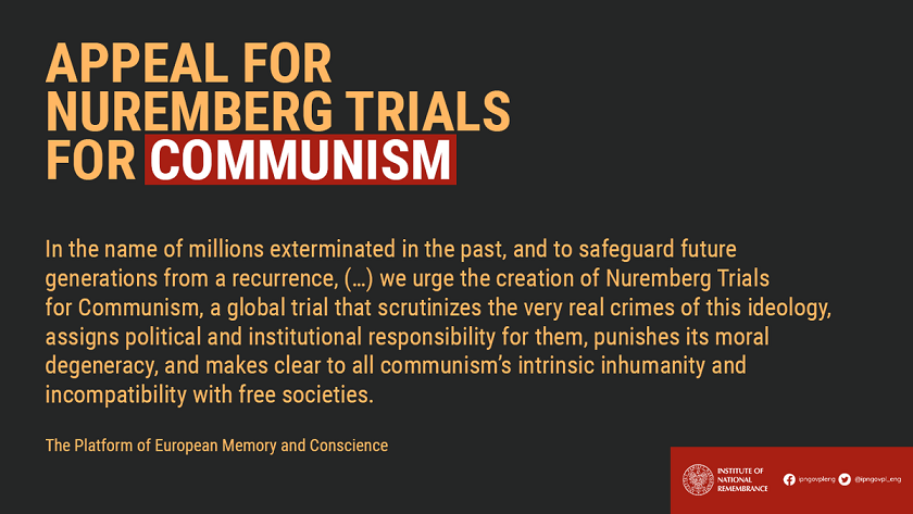 Apel per nje Nuremberg ndaj Komunizmit!