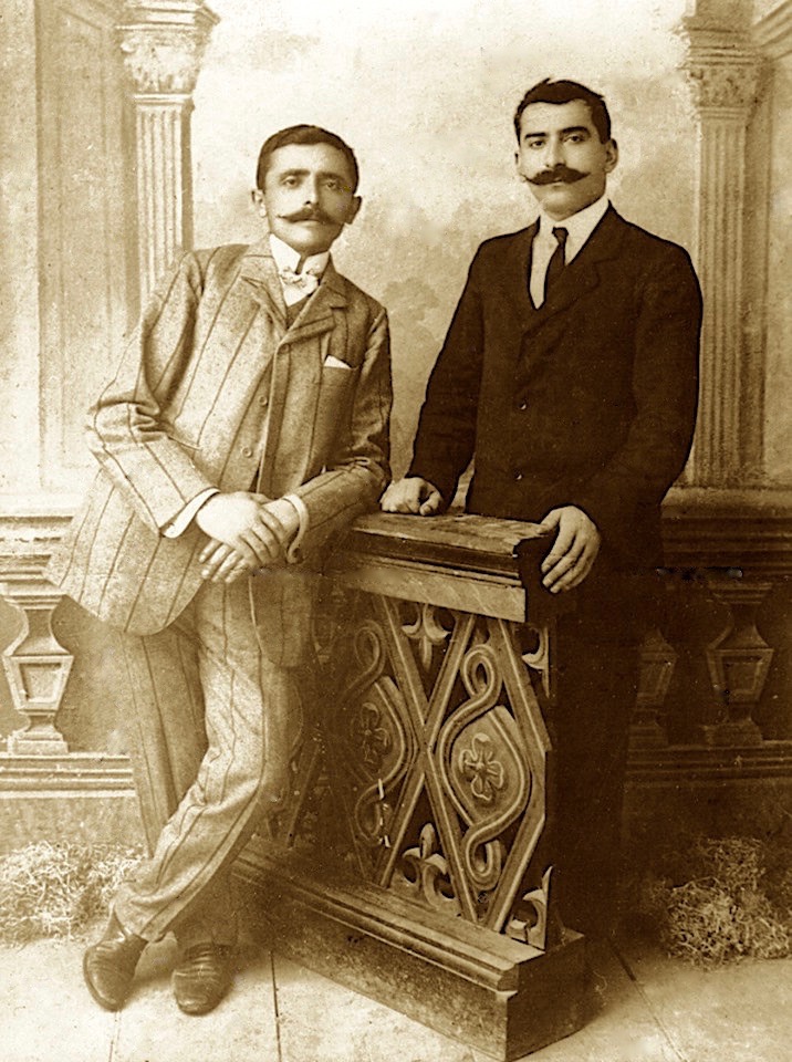 Luigj Gurakuqi dhe Stefan Kaçulini, në vitet '20