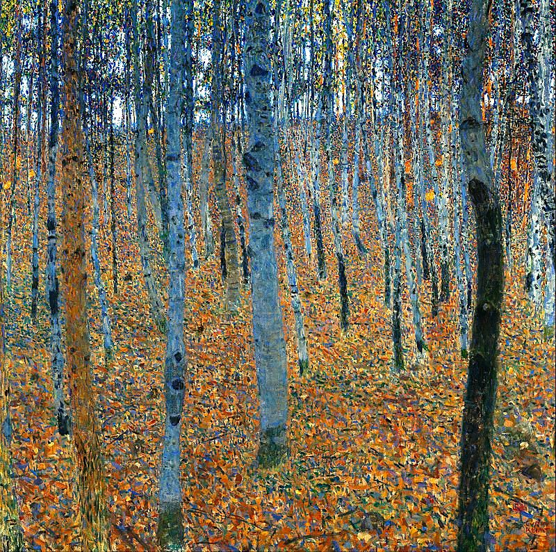 Gustav Klimt – Birch Forest