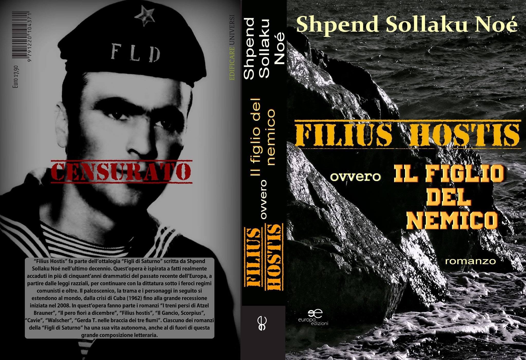 Shpend Sollaku Noè - “Filius Hostis ovvero Il figlio del nemico” - roman