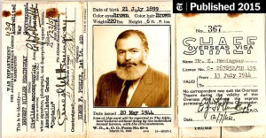 Ernest Hemingway - pasaporta