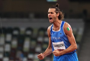 Gianmarco Tamberi - Medalje Ari (ex aeqouo) - Kërcimin së Larti 