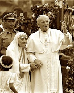 Dy shenjtorë të Shekullit të XX - Madre Tereza & Gjon Pali i II