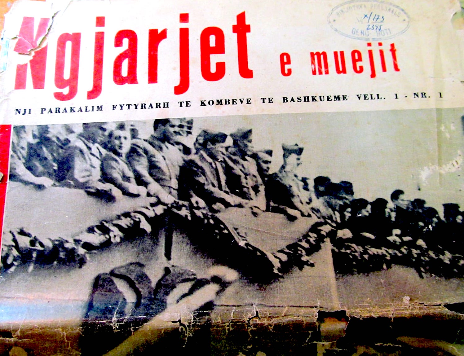 Revista amerikane në gjuhën shqipe - dhjetor 1944 që jep lajmin