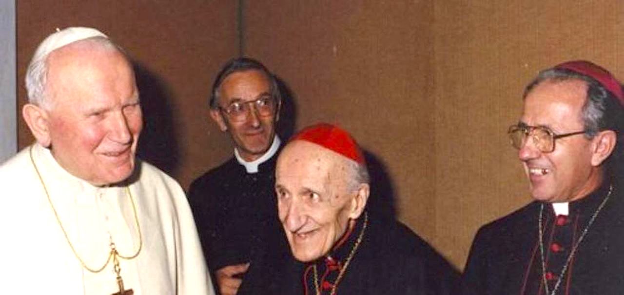 Papa Gjon Pali i Dyte, Kardinal Koliqi dhe Imzot Rrok Mirdita