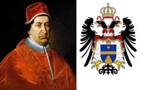 Papa Klementi XI (Gjon Françesk Albani) - Stema e Familjes Albani