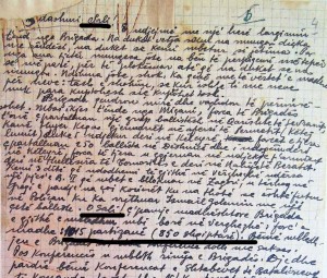 Letra që Mehmet Shehu i shkruan Dushan Mugoshës shkurt 1944