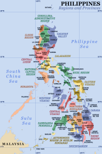 Filipinet kane mbi 7500 ishiuj - Ndarja administrative