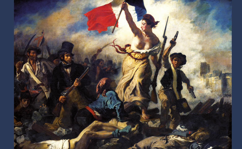 Eugène Delacroix - “Liria që udhëheq njerëzit” (La Liberté guidant le peuple)