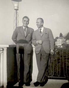 Xhaferr Deva & Mentor Çoku, Rome 1950