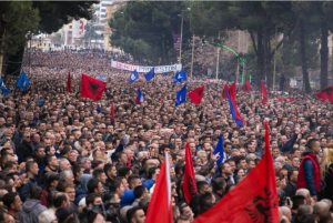 Shqiperia Proteston