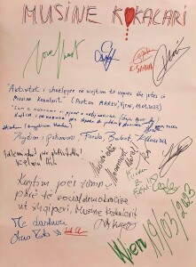 Përkujtimi i Musinesë dhe diasa firma nga organizatorët dhe pjesemarrësit