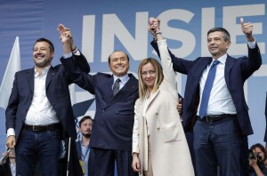 Salvini - Berlusconi - Meloni - Lupi 2022 - Fitorja e Centro Destres