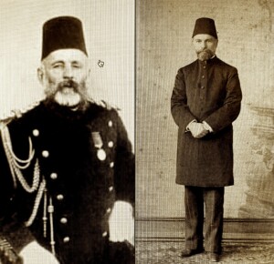 Ismail Qemali në vitin 1890 dhe Rexhep Pashë Mati (1842-1908)