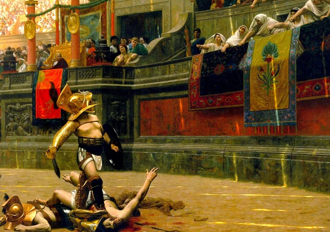 Gladiatorët në Arenën e Coloseut
