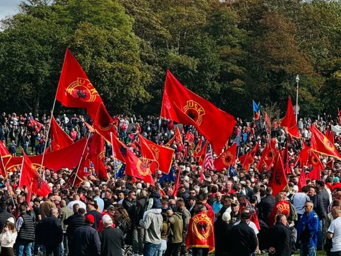 Protesta në mbrojtje të UÇK-së
